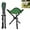 Green, variant on Travel Folding Camping Stool,  Use Height 14" and Max Weight 300 lbs Outdoor Portable Party Chair Fishing Chair Seat for Camping Fishing Hiking Gardening and Beach Painting