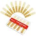 thumbnail image 2 of Sovvid 10 Pack Bb Clarinet Reeds with Plastic Box, Strength 2.5 Reeds for Clarinet, Thinner Reed Tip & Unfiled Cut for Easy of Play, Traditional Reeds for Clarinet Beginner and Player, 2 of 4