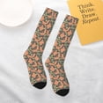 thumbnail image 6 of Bingfone Compression Socks for Women and Men Long Socks for Running Athletic Cycling Nurse-Squirrel And Nuts, 6 of 8