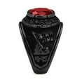thumbnail image 5 of Untamed Pack Marines Ring-Polished Steel, Black or Gold Plating, 5 of 6