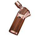 thumbnail image 1 of Torch Lighter Single Jet Flame Refillable Butane Windproof Lighter for Cigars & BBQ, Gift for Men (No Gas Included), 1 of 5