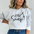 thumbnail image 4 of Oh Snap Thanksgiving Thanksgiving Sweatshirt, Cute Thanksgiving Shirt, Fall Clothing, Thankful Family Shirts, 4 of 5