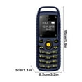 thumbnail image 3 of Kchsji BM25 Dual SIM Mini Keypad Cell Phone Bluetooth Earhook Detachable Hands-Free Calling Long Battery Life Pocket-Friendly for Travel Work Outdoor Communication Seniors Students Backup Phone Use, 3 of 6