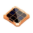 thumbnail image 4 of Juego de tres en raya, juego compacto para viajes por carretera, paseo en coche, divertido juego de mesa electrónico Naranja, 4 of 9