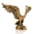 thumbnail image 5 of Collectible India Brass Eagle Statue Wild Bird Flying Hawk Sculpture Feng Shui Decorative Home Office Showpiece Figurine (Size 7 x 4.5 x 5.5 Inches), 5 of 8