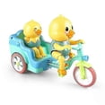 thumbnail image 2 of 2025 Electric Cartoon Duck Tricycle Colorful Light And Music Children's Toys, 2 of 4