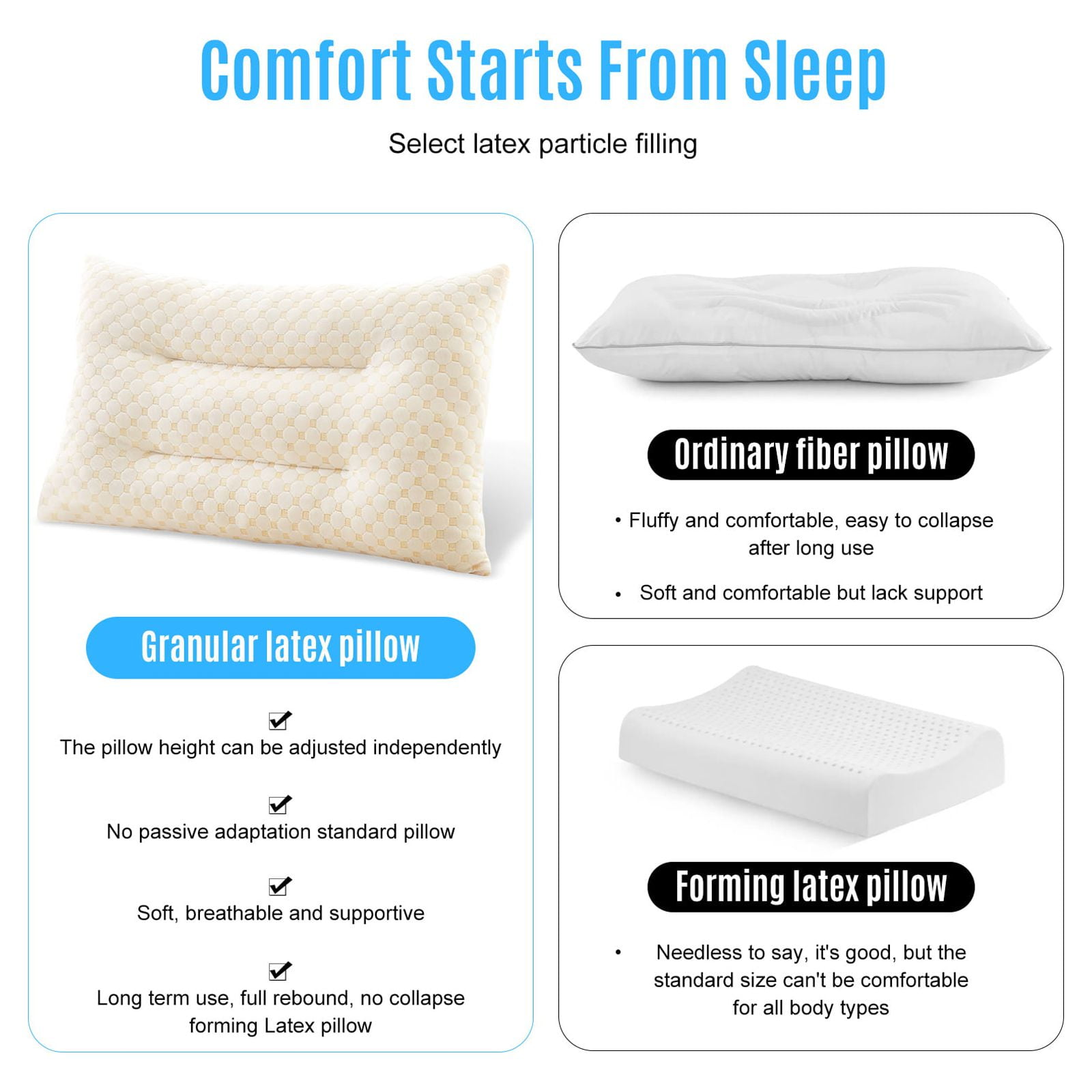 Latex pillow walmart cheap
