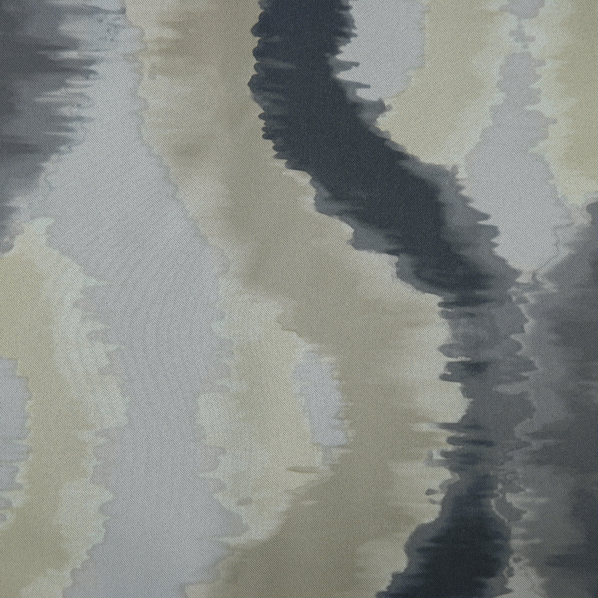 Sun Zero Deltona Ogee Watercolor Energy Efficient Grommet Curtain Panel, 54"X95", Gray