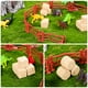 thumbnail image 3 of 1 juego de valla de juguete, mini valla para caballos, mini valla de heno, valla de juguete de granja, valla de jardín en miniatura, decoración de granja falsa, 3 of 7