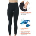 thumbnail image 2 of 4-Pack Womens High-Waist Yoga Leggings with Two Side Pockets Sports Legging Pants, 2 of 7