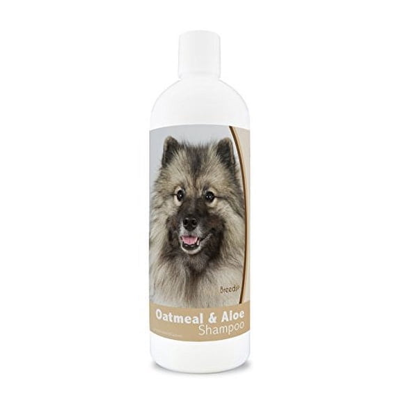 Healthy Breeds Keeshonden Oatmeal Shampoo with Aloe 16oz Mild & Gentle for Sensitive Skin - Hypoallergenic Formula & pH Balanced