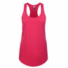 Raspberry, variant on Next Level Apparel Women's Cotton Terry Racerback Tank