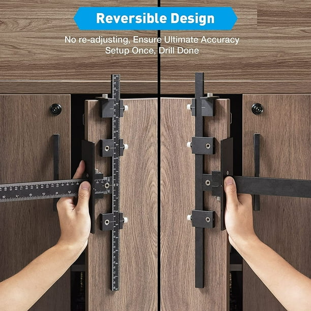 Jig for 2024 drawer pulls
