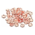 thumbnail image 1 of Unique Bargains 8mm Spacer Beads, 100pcs Bead Spacers Rhinestone Round Bulk Beads Wave for Jewelry Making, Rose Gold, 1 of 5