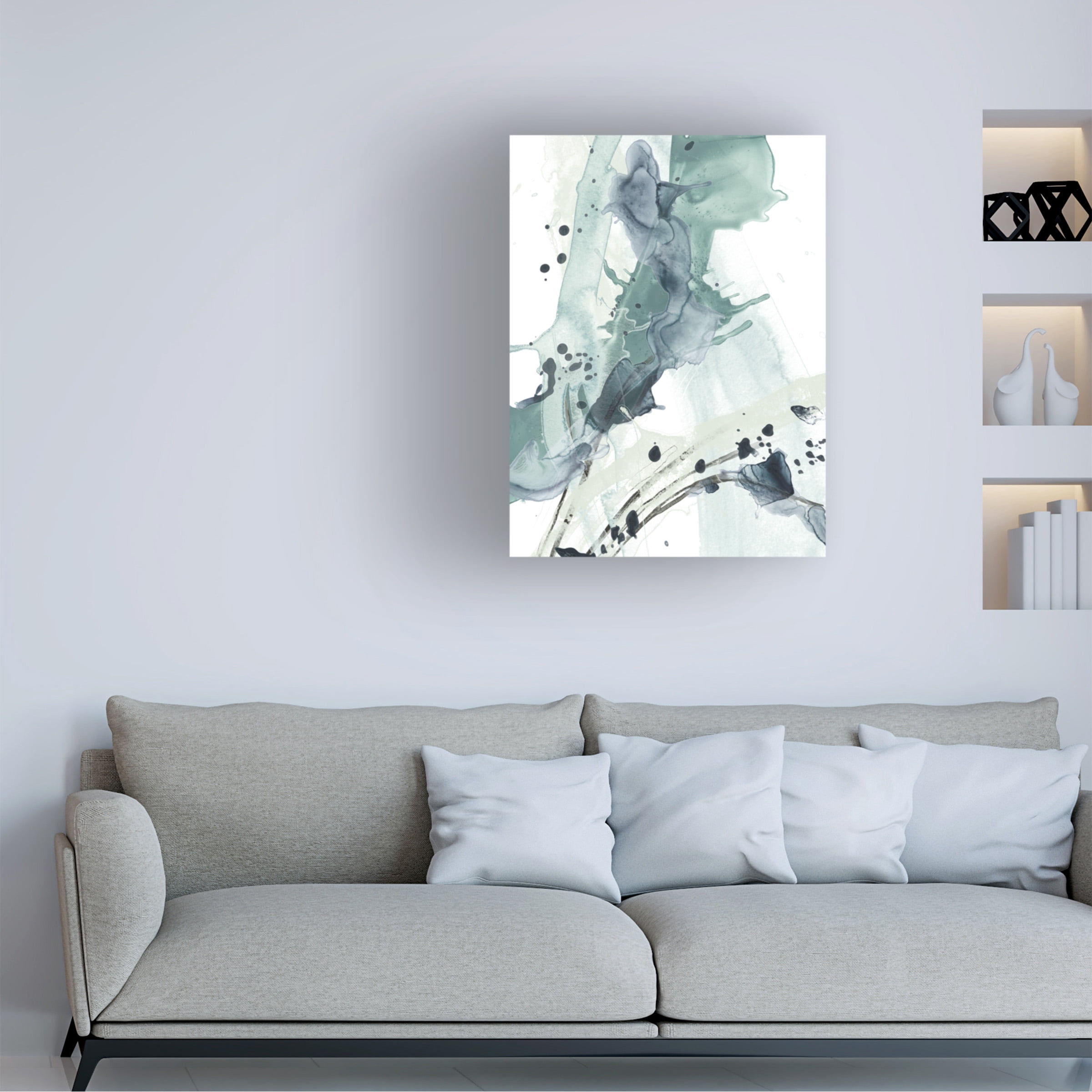 June Erica Vess 'Deep Splash I' Canvas Art