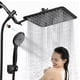 thumbnail image 1 of Regaderas para Baño de Lluvia de Alta Presión, Set de 10'' Cabeza de Ducha de Alta Presion, Regaderas para Baño con 5 Modos Regadera de Mano Brazo de Extensión de 12'' Soporte y Manguera etc, 1 of 7