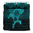 thumbnail image 2 of Juego de Cama Vikingo Raven Vegvisir Tattoo Cyan Version Juego de Cama Rlt12, 2 of 5
