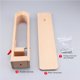 thumbnail image 5 of Herramienta De Abrazadera De Madera Para Coser, Abrazadera De Costura De Costura De Madera Diy, Clip De Retención De Cuero Resistente Duradero Con Tornillo De Acero Inoxidable Methold HA013277-00, 5 of 7