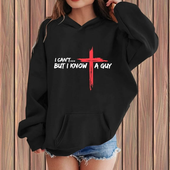 GBSYEWXS Hoodies For Little Girls Long Sleeve Letter Print Tops Trendy Hooded Soft Black Sweatshirt Size 4-5 Years