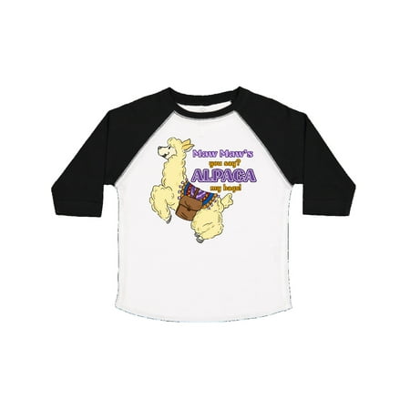

Inktastic Cute Jumping Alpaca Maw Maw s You Say ALPACA my Bags Gift Toddler Boy or Toddler Girl T-Shirt