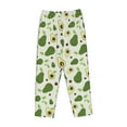 thumbnail image 4 of Xecao Green Avocado Women's Straight Lounge Pajama Pants: The Epitome of Relaxed Sleepwear, 4 of 9
