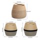 thumbnail image 3 of Nordic Handmade Straw Laundry Picnic Toy Storage Basket Macrame Woven Flower Pot Plant Container Planter Holder Decor, 3 of 4