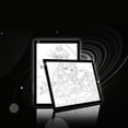 thumbnail image 2 of A4 LED Light Pad, A4 Sized LED Table Light, Dimmable Light Panel, Drawing Light Pad with USB Cable, for Diamond Painting, Drawing, Painting, Animation, Tattoo, Sketching., 2 of 7