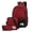 Red, variant on HNMKIU High School Student Backpack for Boys Girls Three Piece Set Computer Business Bag Shoulder Casual Matching Daily ,Black