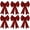 Black Red, variant on 6 Pieces Christmas Buffalo Plaid Bow Checkered Ribbon Bow, Black White Buffalo Plaid Bow,Thanksgiving Christmas Wreath Bow, 11 Inch Fall Bow for Christmas Tree Crafts DIY