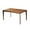 Walnut, variant on GDF Studio Laveer Mid Century Modern Wood Dining Table, Natural Oak