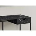 thumbnail image 4 of Monarch Specialties Computer Desk, Home Office, Laptop, 42"L, Work, Black Marble Look Laminate, 4 of 4