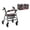 Gothic Pink Butterfly Rose, variant on COEQINE Rollator Walker Seat and Backrest Covers with Folding Accessories Bag 3 Pack Set, Easy to Install Rollator Walker Accessories Gifts for Seniors, Purple Butterfly Print