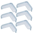 thumbnail image 1 of 6 Pcs Coussin de Protection en Caoutchouc Souple Transparent pour Coin de Bureau, 1 of 2