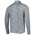 thumbnail image 3 of Men's Antigua Gray Buffalo Bills Brigade Throwback Quarter-Zip Top, 3 of 4