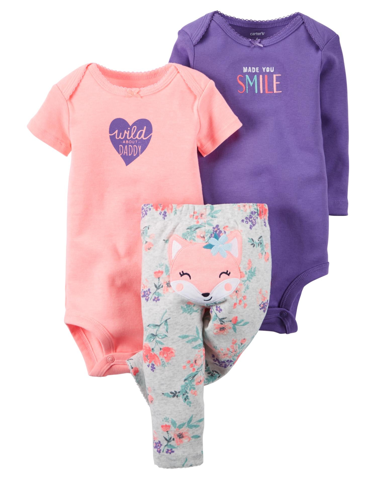 carters newborn girl sets