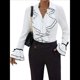 thumbnail image 2 of Camisa Informal con Mangas Acampanadas y Volantes de Color Liso para Mujer, y Otoño 2025 XL, 2 of 7