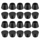 thumbnail image 2 of 20PCS Black Chair Couch Table Rubber Furniture Leg End Caps 16mm Dia, 2 of 5