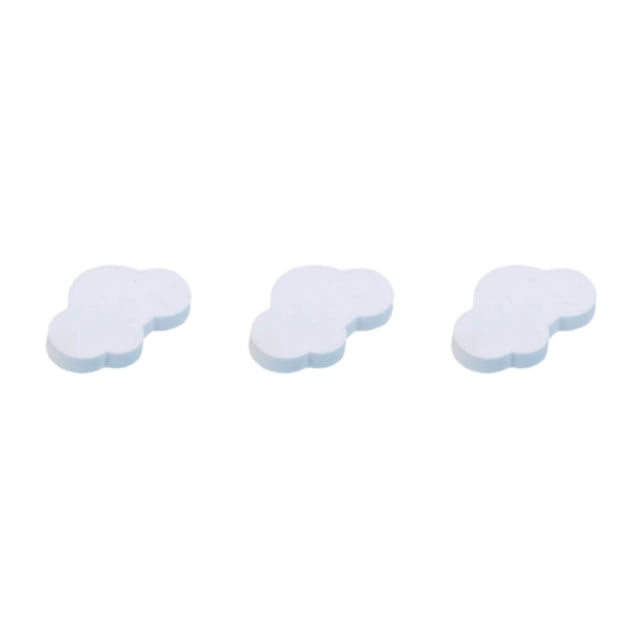 Billuyoard Caja fuerte a prueba de herrumbre y duradera, 10 piezas, hecha de goma, antigolpes, decoración multicolor, durabilidad, redondeada, no Type1 NO1