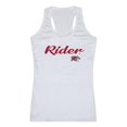 thumbnail image 1 of W Republic 557-368-WHT-04 Rider University Script Tank Top for Women, White - Extra Large, 1 of 1