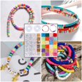 thumbnail image 4 of 1 juego de de arcilla polimérica planas y redondas, kit de de joyería para manualidades, para s, collar, pendientes, artes 7253 piezas Soledad Cuentas dispersas, 4 of 10