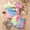v#1872Multicolour3972, variant on Kids Toddler With Little Girls Leopard Print With Tie Dye Two Piece Set Summer O-Neck Short Sleeve Outfit With Letter Details Leisure Child Clothes Sets