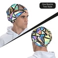 thumbnail image 6 of Fuzoiu Colored Glass Print Winter Beanie Hat for Men & Women,Warm Knit Cap,Women Windproof Watch Hat,Knit Warm Unisex Beanie, 6 of 7