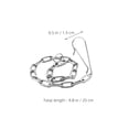 thumbnail image 2 of OHOIOLLA 5Ud Kit De Cadenas Para Tapadera De Inodoro En Inoxidable Para Reparación Silenciosa, 2 of 8