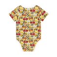 thumbnail image 2 of Daiia Vehicles Printed Unisex-Baby Short Sleeve Onesies Bodysuits Baby Climbing Clothes Soft and Comfortable Romper with Expandable Shoulder Design-9M, 2 of 8