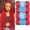 Red, variant on 2/4/8 Rolls Brazilian Wool Hair for Braiding Acrylic Hand Knitting Wool Yarn for Soft Locs Crochet Hair Jumbo Braids Twist Braiding Hair Extensions