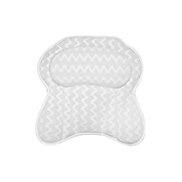 Almohada Para Bañera Almohadas De Baño Ergonómicas Para Bañera Soporte Para El Cuello Y La Espalda Almohada Para Bañera Resto Almohada De Baño Transpirable De Malla De Aire 3D Para Mujeres Y Hombres Moyic CE005631-00