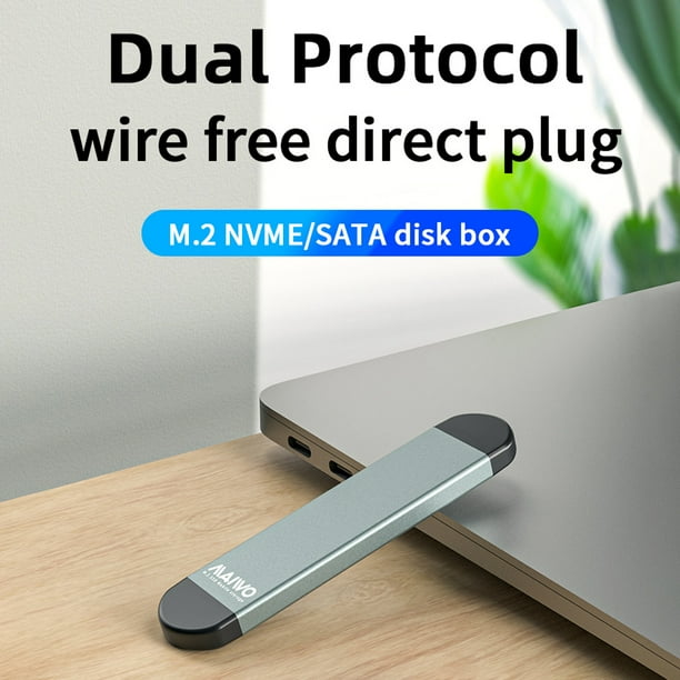 Cable MAIWO K1683P2 M.2 SSD Estuche NVME SATA Recinto a USB Tipo C Caja de disco duro Ndcxsfigh Nuevos Originales