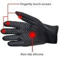 thumbnail image 5 of Lilvigor Winter Gloves Touch Screen Warm Gloves Cold Weather Windproof Cycling Driving Riding Bike Telefingers Thermal Gloves Non-Slip Silicone Gel Adjustable Full Finger Mittens, 5 of 7
