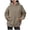 Khaki, variant on Tanghaowl Women's Sweatshirt Ladies Fall Winter Casual Loose Fun Letter Floral Print Hoodie Sweatshirt Khaki XL
