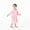 Pink, variant on KYAIGUO Girls Kids Bathrobe Skin-Friendly Flower Girl Bath Robes Toddler Solid Color Sleeping Robe for or Wedding Spa Party 12m-8Y
